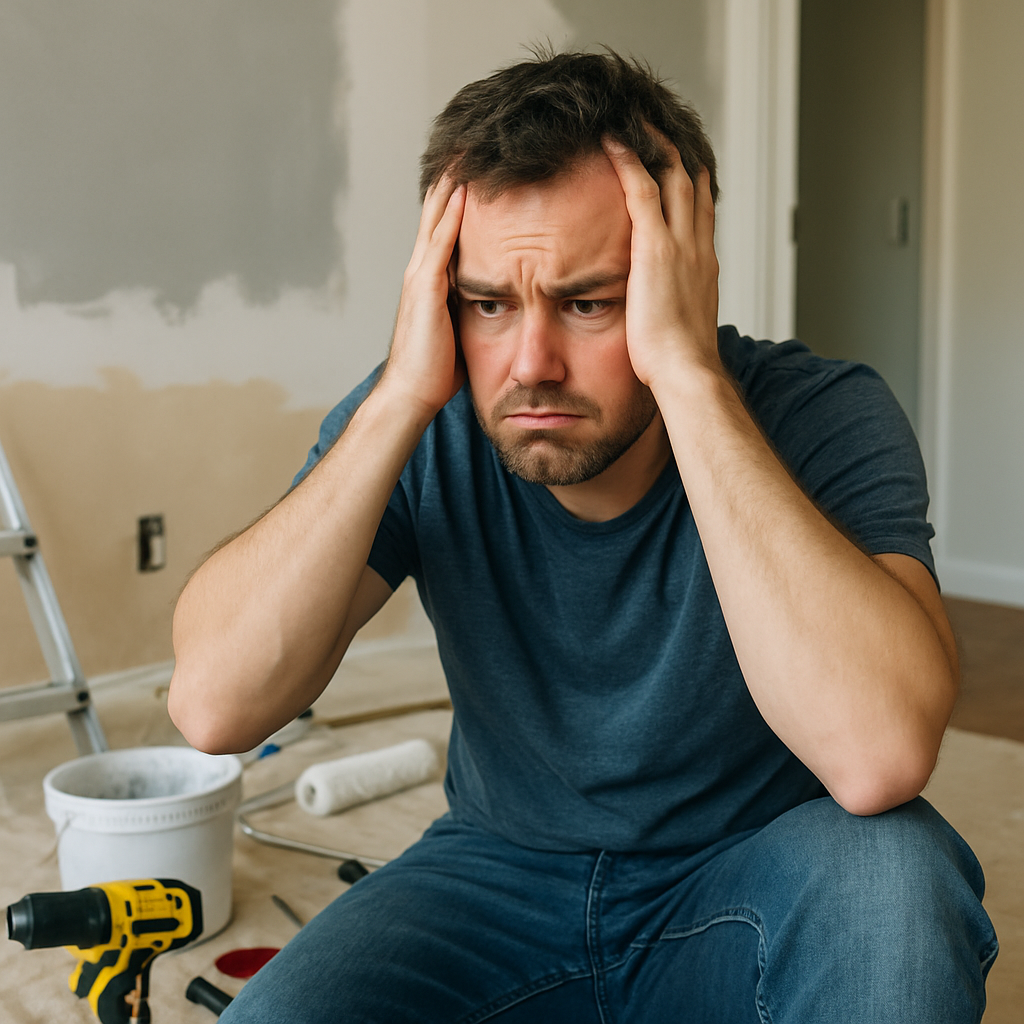 Asheville NC homeowner frustrated by unfinished home repair project